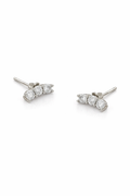 Kolczyki Moissanite 0.5CT Srebro 925 Sztyfty